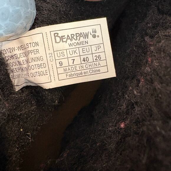 Bearpaw Wellston Women's Boots  Ankle Black Size 9 - Picture 7 of 7